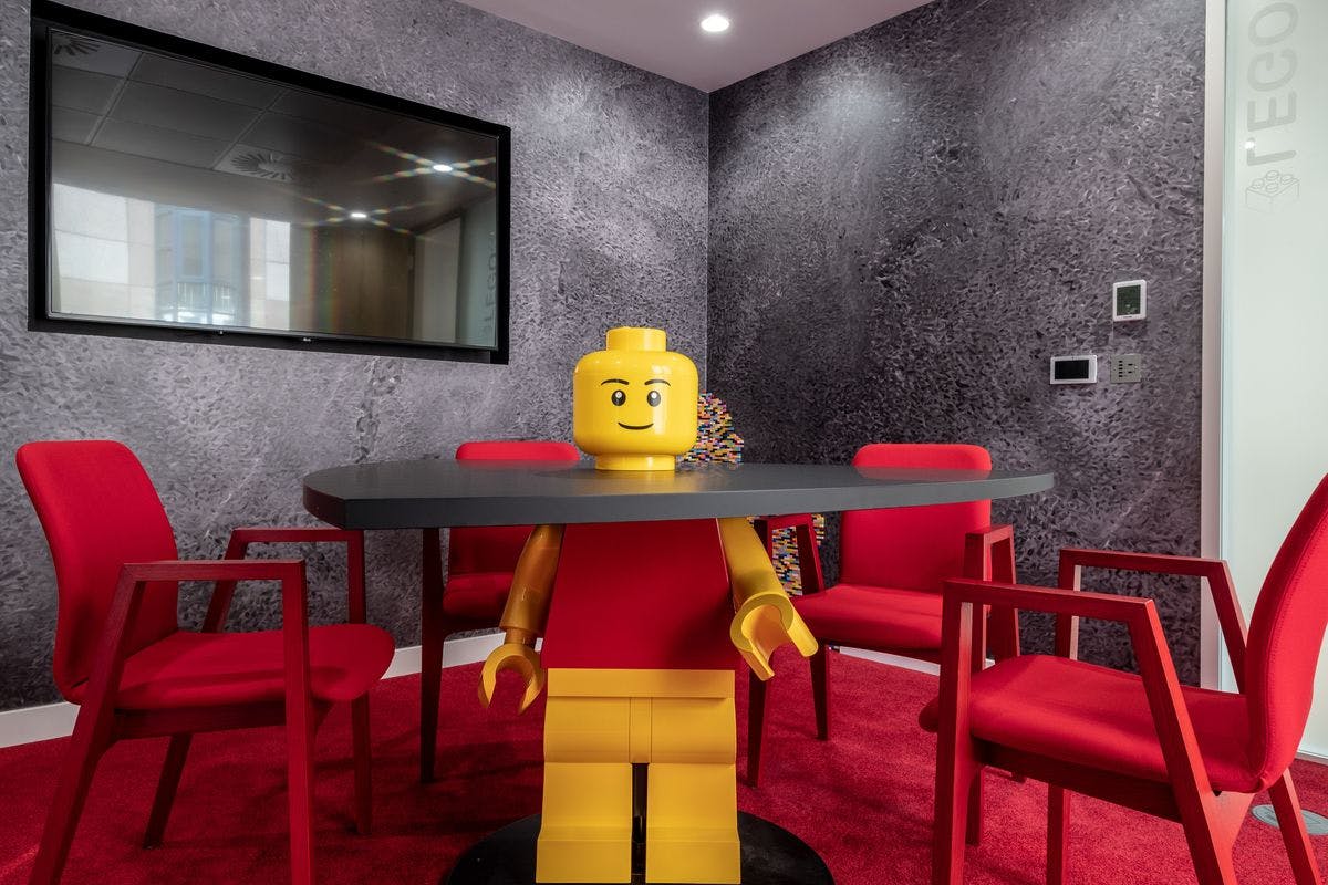 London Blackfriars Lego meeting rooms