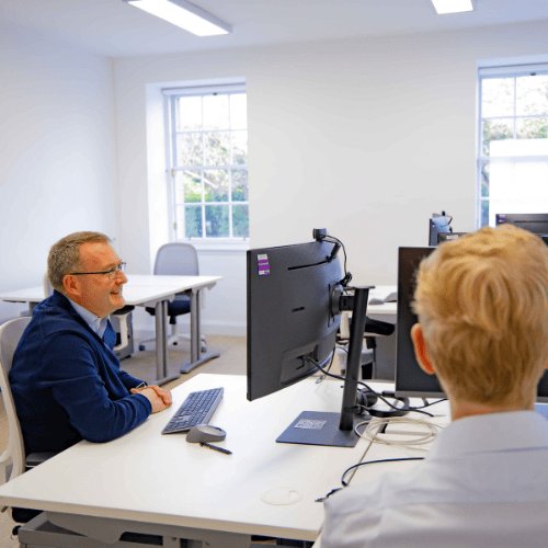 Private day office for hire in London, highlighting the luxury flexible workspace options at OSiT for hybrid workers and business travelers seeking premium amenities.