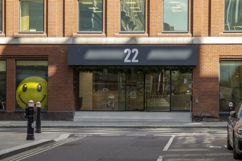 Luxury serviced office building in Blackfriars London EC4Y, highlighting the exterior of OSiT 22 Tudor Street, a prime business location for legal and corporate professionals.