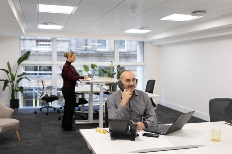 Boutique office space to rent in Liverpool Street London at 46 New Broad Street.