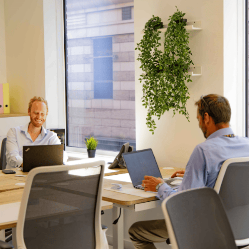 A vibrant and modern private office at Office Space in Town Blackfriars, showcasing the 