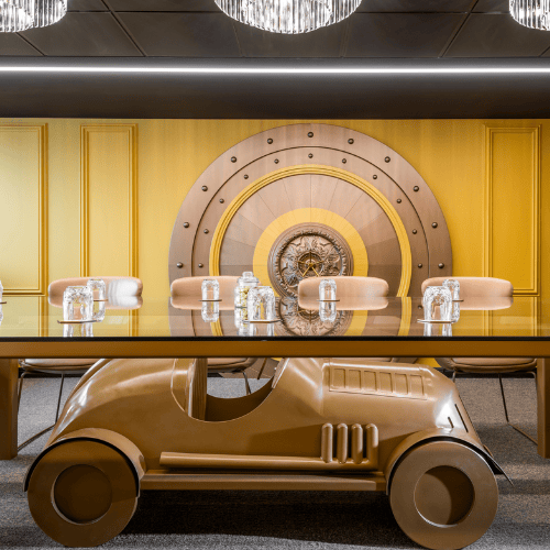 Luxury meeting rooms for hire in London EC2M, highlighting the Bank meeting room at Office Space in Town Liverpool Street near Liverpool Street Station and the financial district.