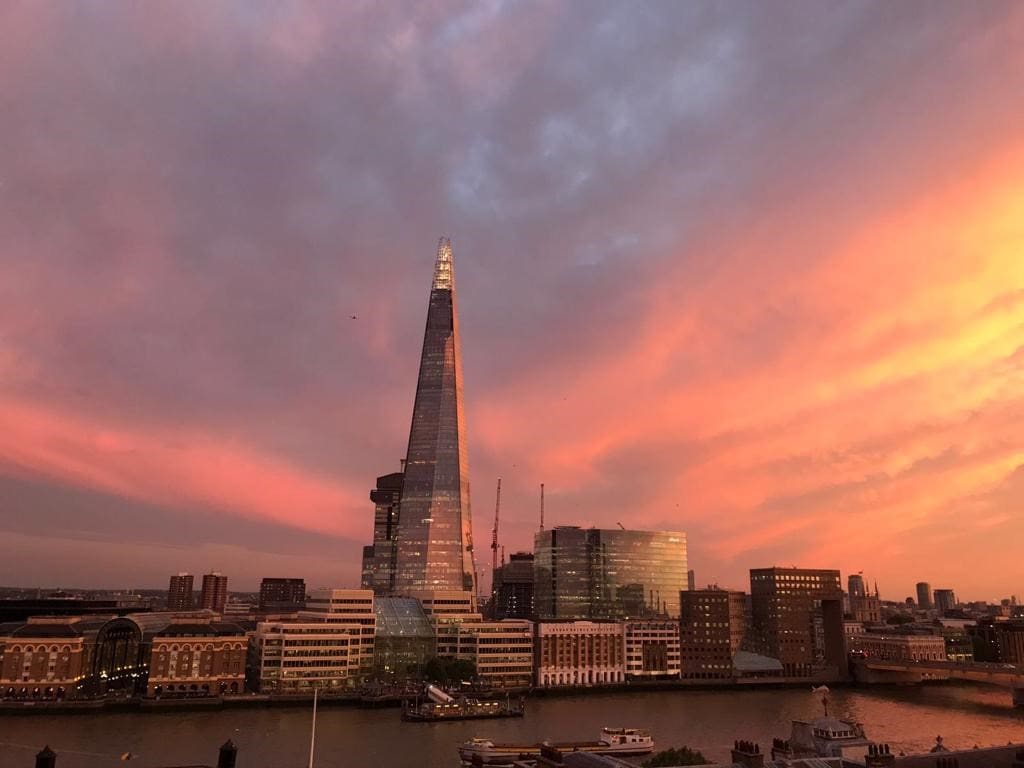 Rooftop office amenities in London EC3R, highlighting The Deck cafe and unique nautical-themed breakout spaces at Office Space in Town Monument, located at 20 St Dunstan's Hill.