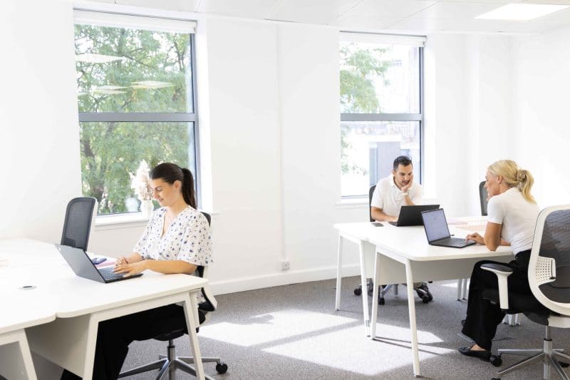 Office space for rent in London SE1 near Waterloo Station, highlighting the unique Alice in Wonderland themed private suites and luxury amenities at Office Space in Town, 2-6 Boundary Row.