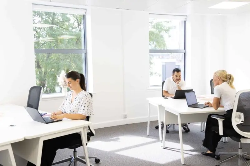 Office space for rent in London SE1 near Waterloo Station, highlighting the unique Alice in Wonderland themed private suites and luxury amenities at Office Space in Town, 2-6 Boundary Row.