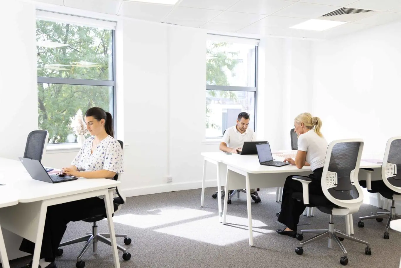 Office space for rent in London SE1 near Waterloo Station, highlighting the unique Alice in Wonderland themed private suites and luxury amenities at Office Space in Town 2-6 Boundary Row.