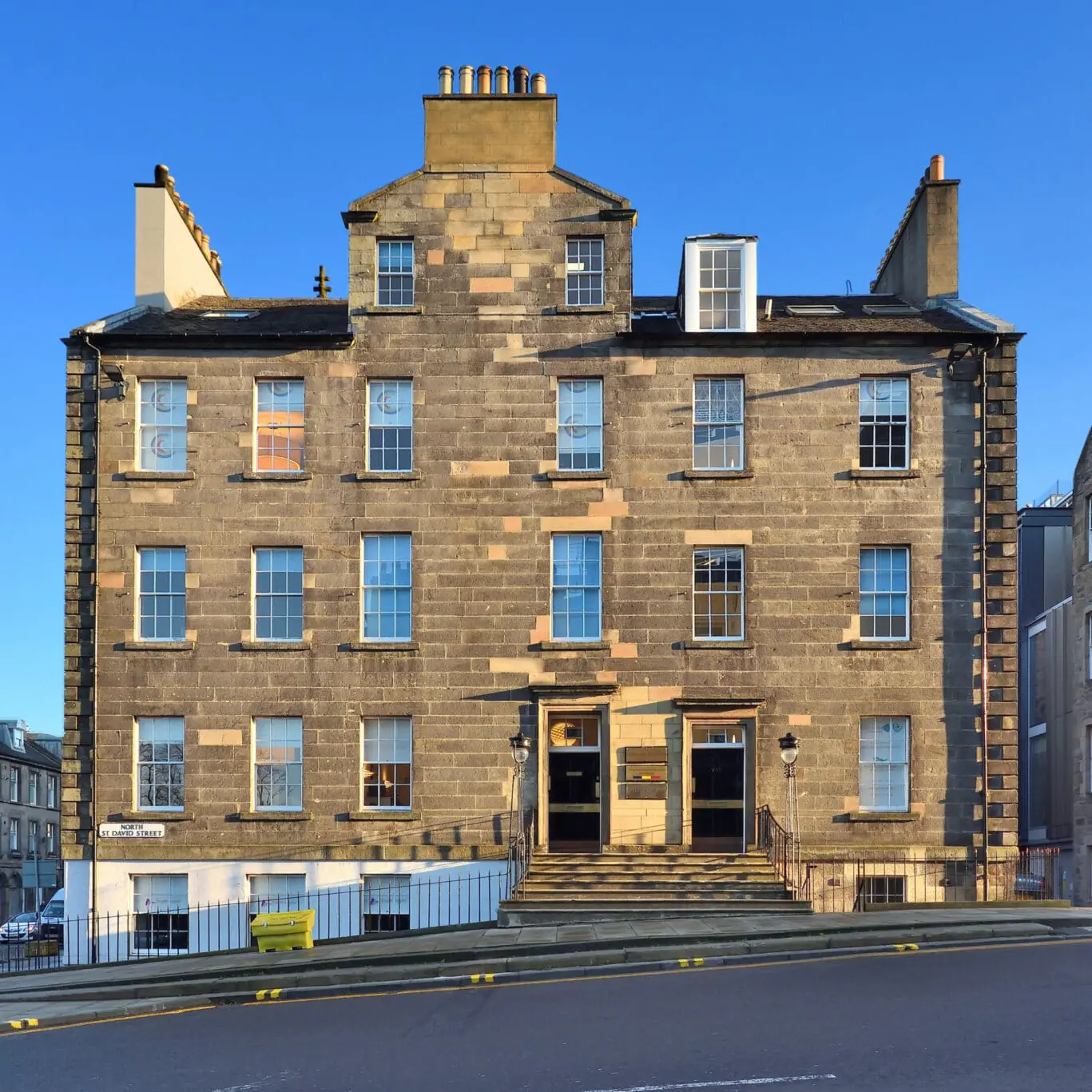 The grand entrance of OSiT Edinburgh