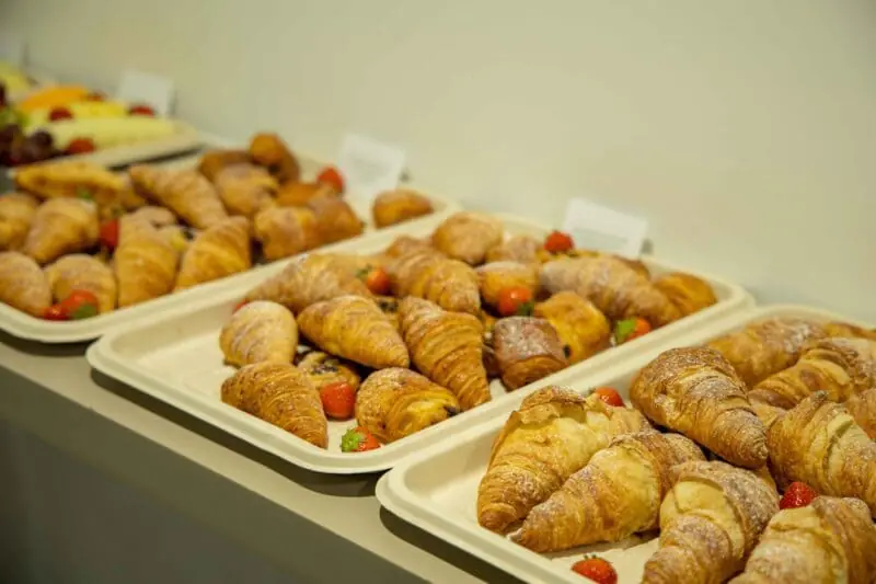 Professional office catering in London, highlighting the flexible and high quality food menus available for meeting room hire at OSiT boutique serviced offices.
