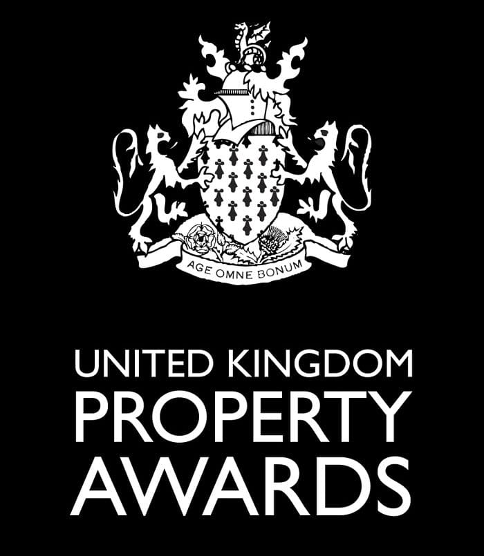 United Kingdom Property Awards logo for Office Space in Town, celebrating our multi-award-winning boutique serviced offices and excellence in office interior design across the UK.