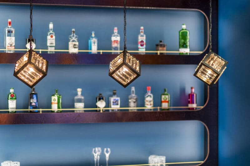 Boutique bar and informal meeting feature at 46 New Broad Street for teams looking for office space to rent in Liverpool Street at Office Space in Town.